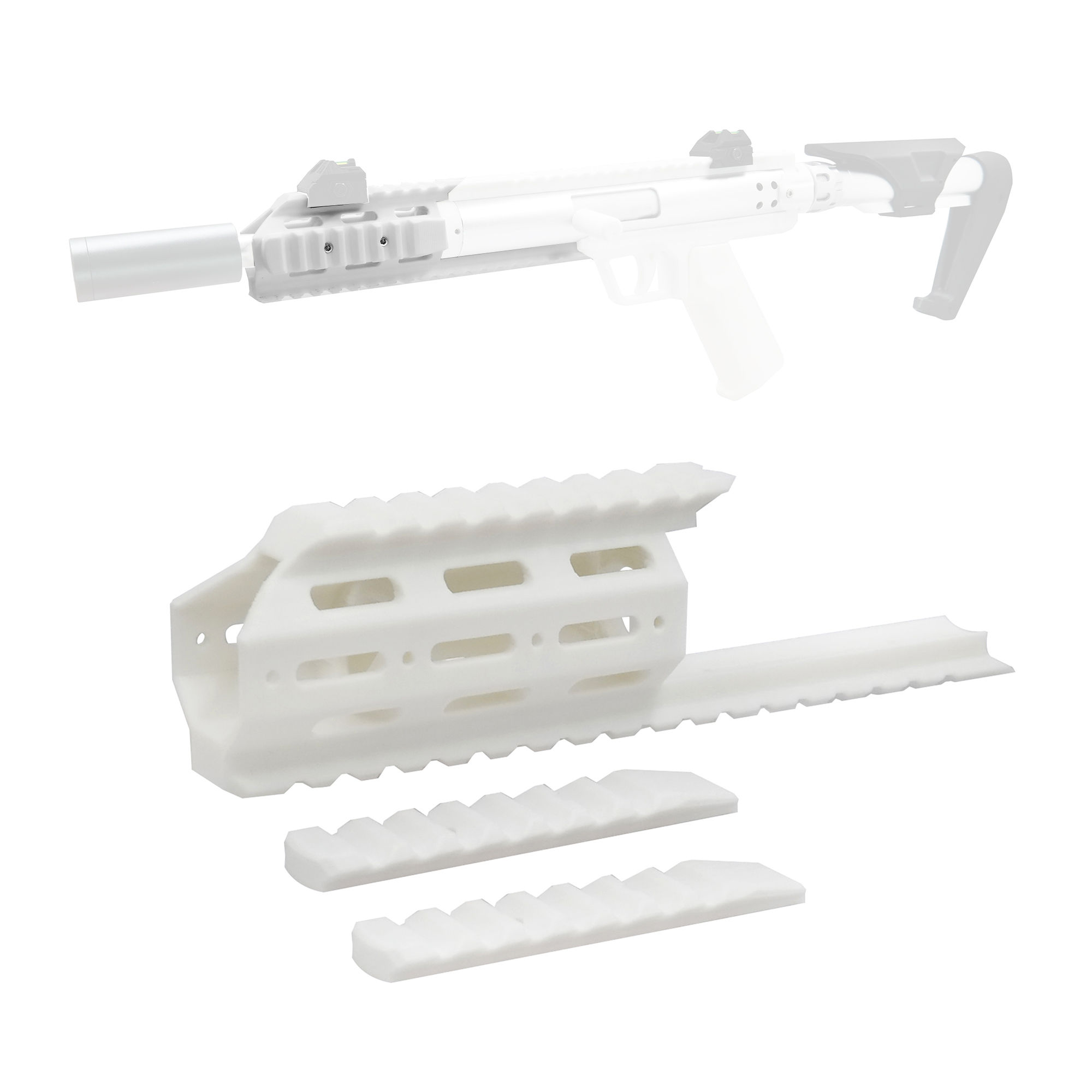 AKBM Extended Barrel Rail for C330 Blaster