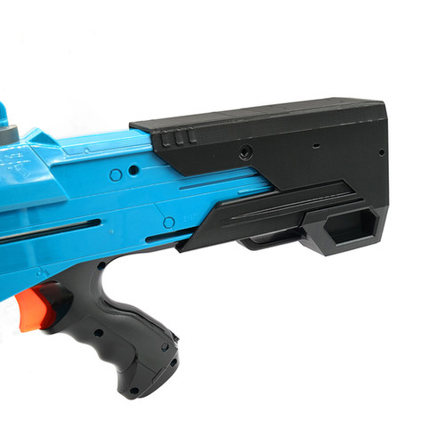 forgePH 3D Tactical Fixed Butt Stock for Nerf LongShot | AK