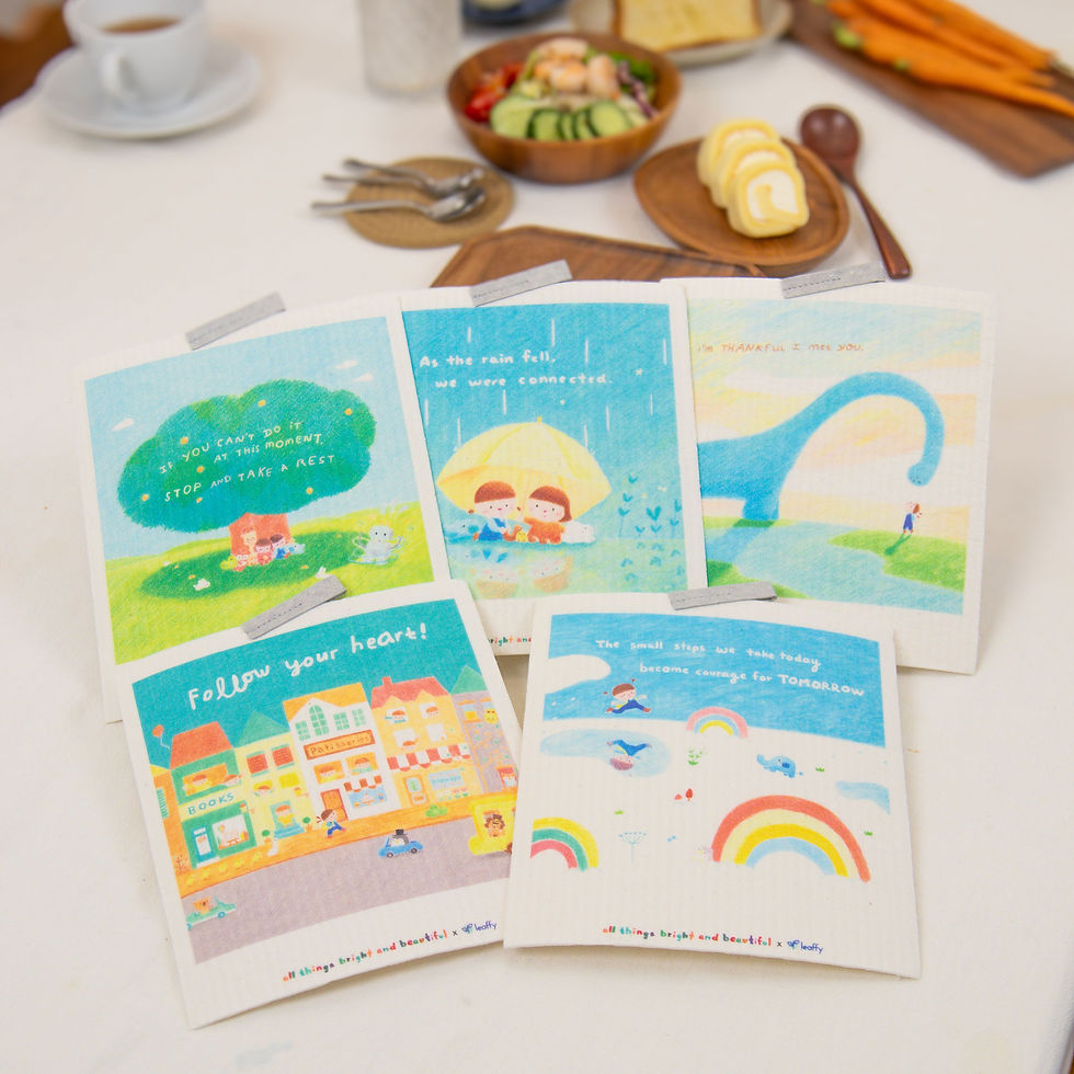 Thumbnail: All Things Bright and Beautiful #Traveller Follow your heart DishCloth