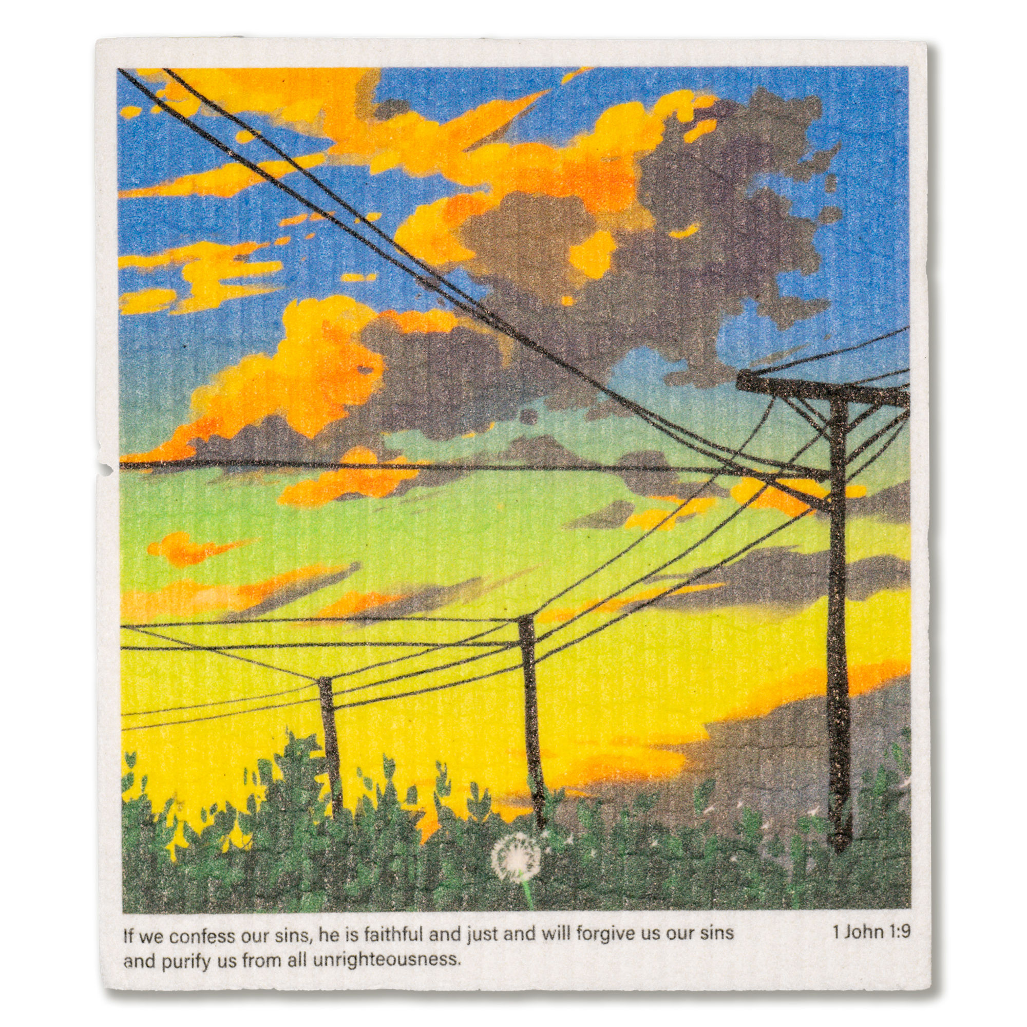 Seed Gospel #Sin Repentance and Forgiveness Sponge Cloth