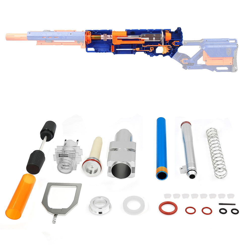 Worker Short Darts Breech Bolt 9KG Kit for Nerf LongStrike