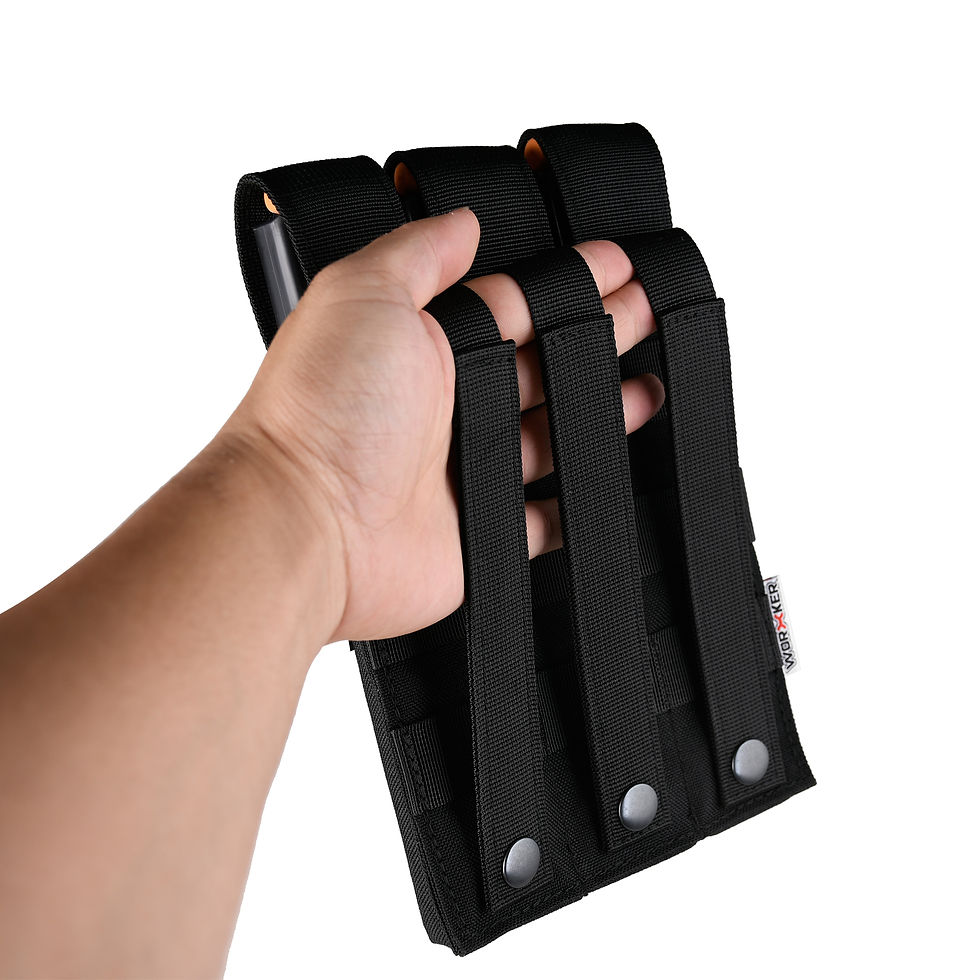 Thumbnail: Worker Triple Clip Pouch for Mini Talon short darts Magazine