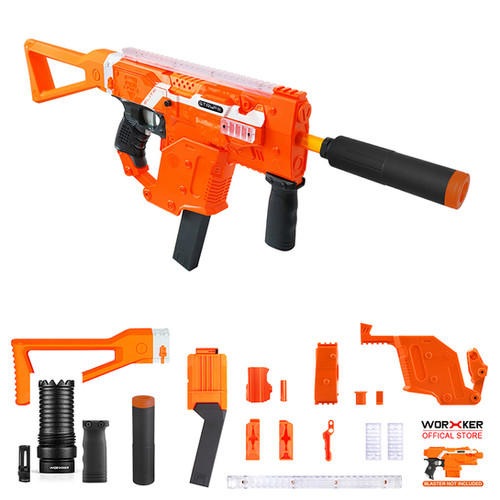 Worker Kriss Vector Kit Orange Combo for Nerf Stryfe Swordfish
