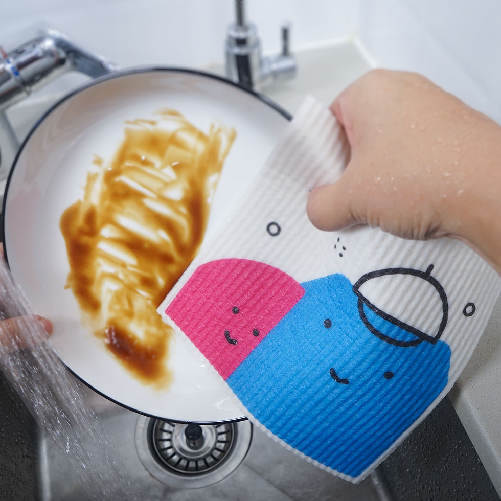 Thumbnail: Cute Shape Kids Cellulose Sponge Cloth (Picnic)