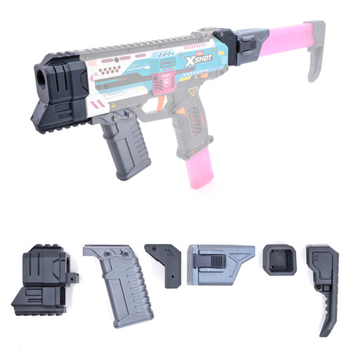 AKBM Carbine Body Shell Kit for X-Shot Thrasher | AK Blaster MOD