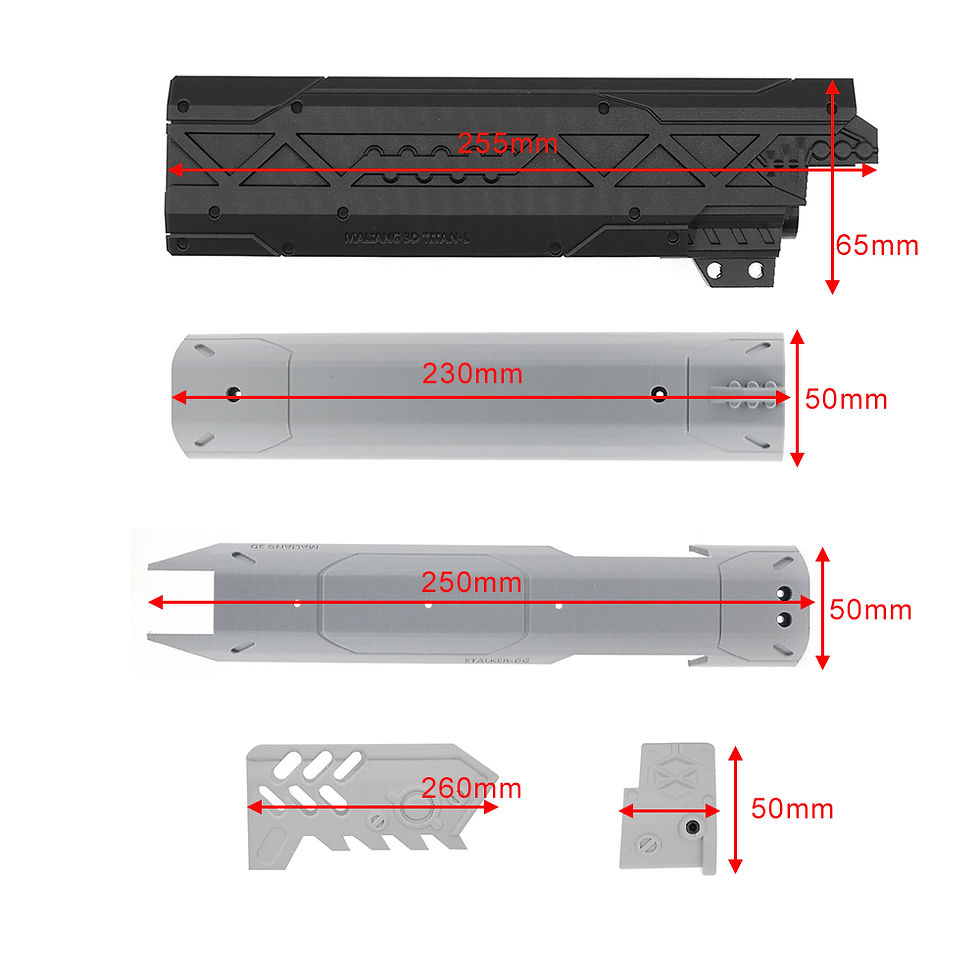 Thumbnail: MaLiang 3D Hunter1 Barrel Muzzle Kit for Nerf SlingFire