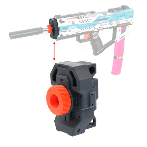 Printed Muzzle Quick Swap Barrel for X-Shot X-Fury | AK Blaster MOD