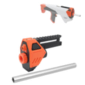 Printed Muzzle Quick Swap Barrel for Nerf Pro Torrent