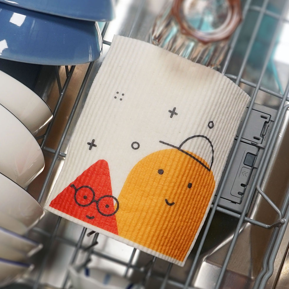 Thumbnail: Cute Shape Kids Cellulose Sponge Cloth (School)