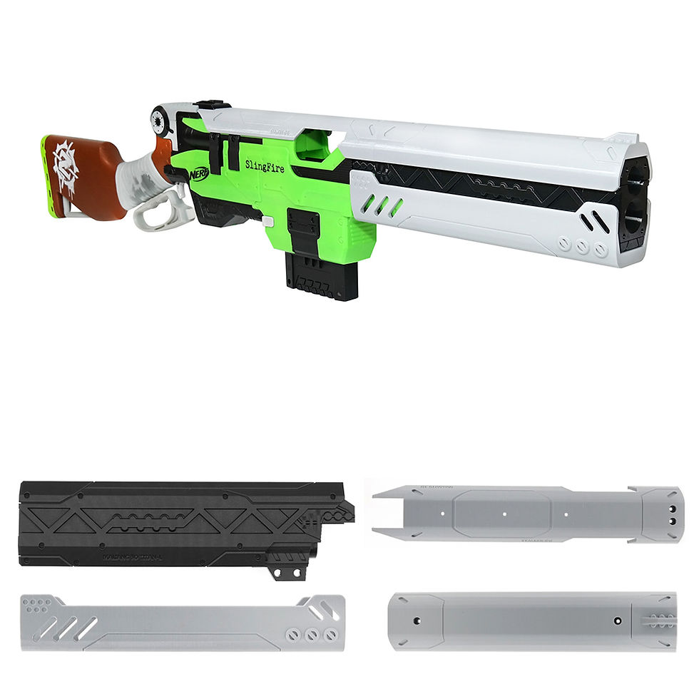 MaLiang 3D Hunter2 Barrel Muzzle Kit for Nerf SlingFire