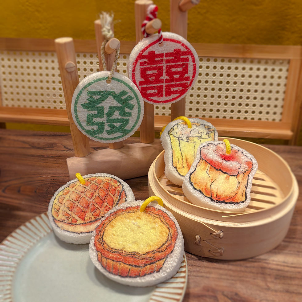 Thumbnail: DaiChaFan Classic Siu Mai Cellulose Pop Up Sponges
