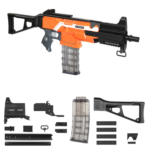 AAA R2マフラータオル橙 2006 1st ATTACK ROUND 2 Worker Rail Adaptor Front and Sides for Nerf Stryfe | AK Blaster MOD