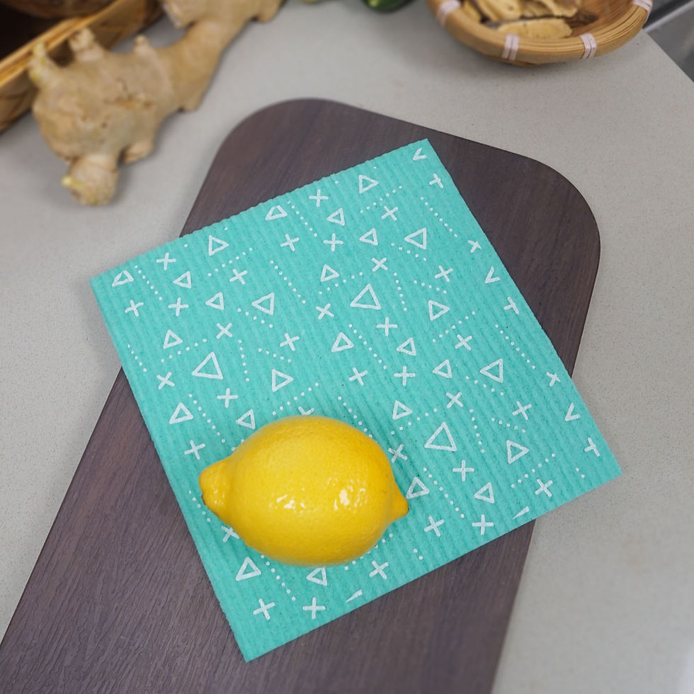 Thumbnail: Minimalist Refreshing Green Cellulose Sponge Cloth (Maths)
