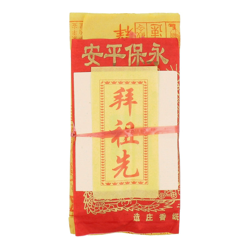 Thumbnail: 拜祖先 Ancestor Offerings Joss Paper