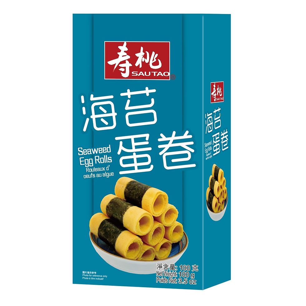 Thumbnail: 寿桃 Sau Tao Egg Roll / Durian Phoenix / Chocolate / Matcha / Seaweed / Sea