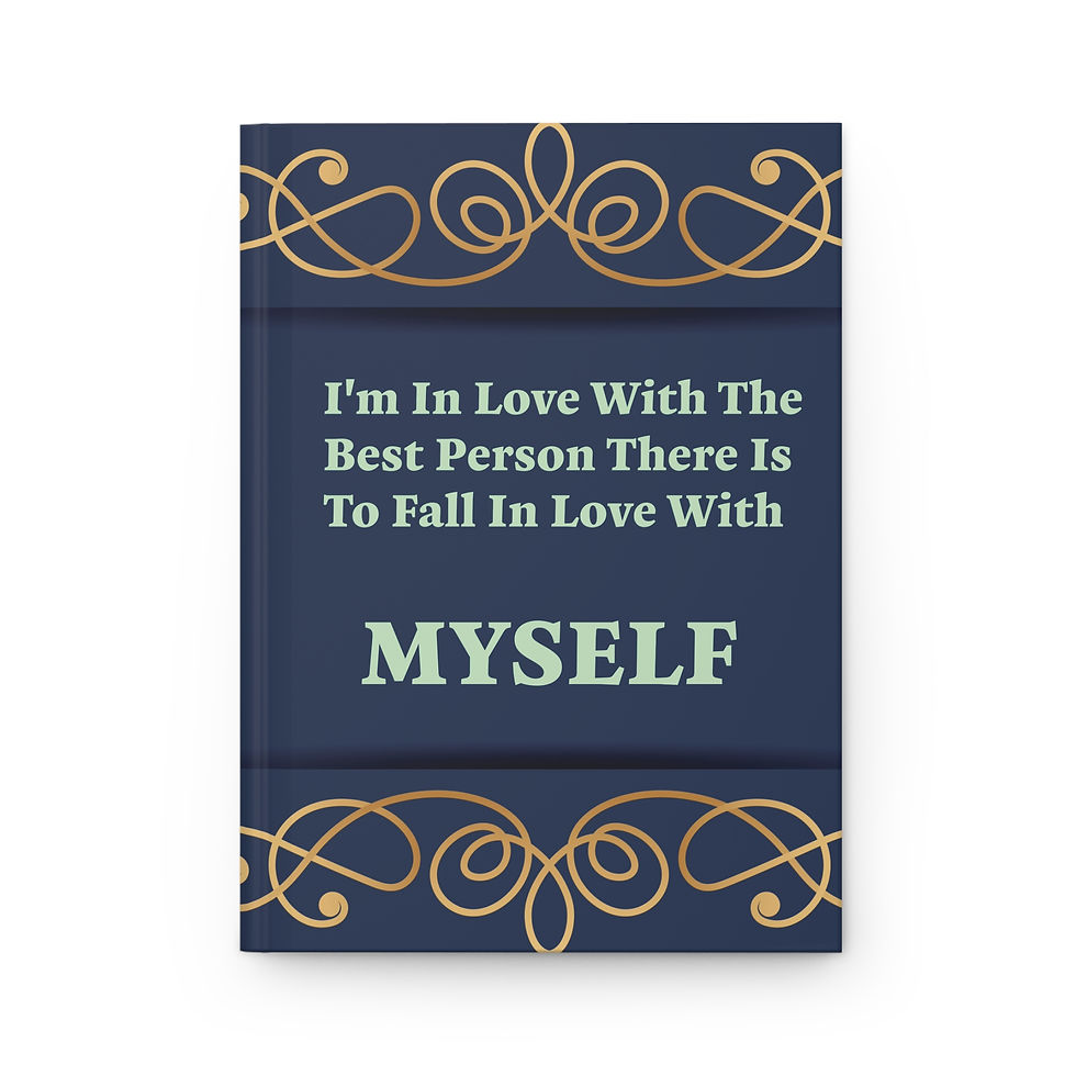 Hardcover Matte Journal for Self Love, Inspirational Journal Gift for Writers