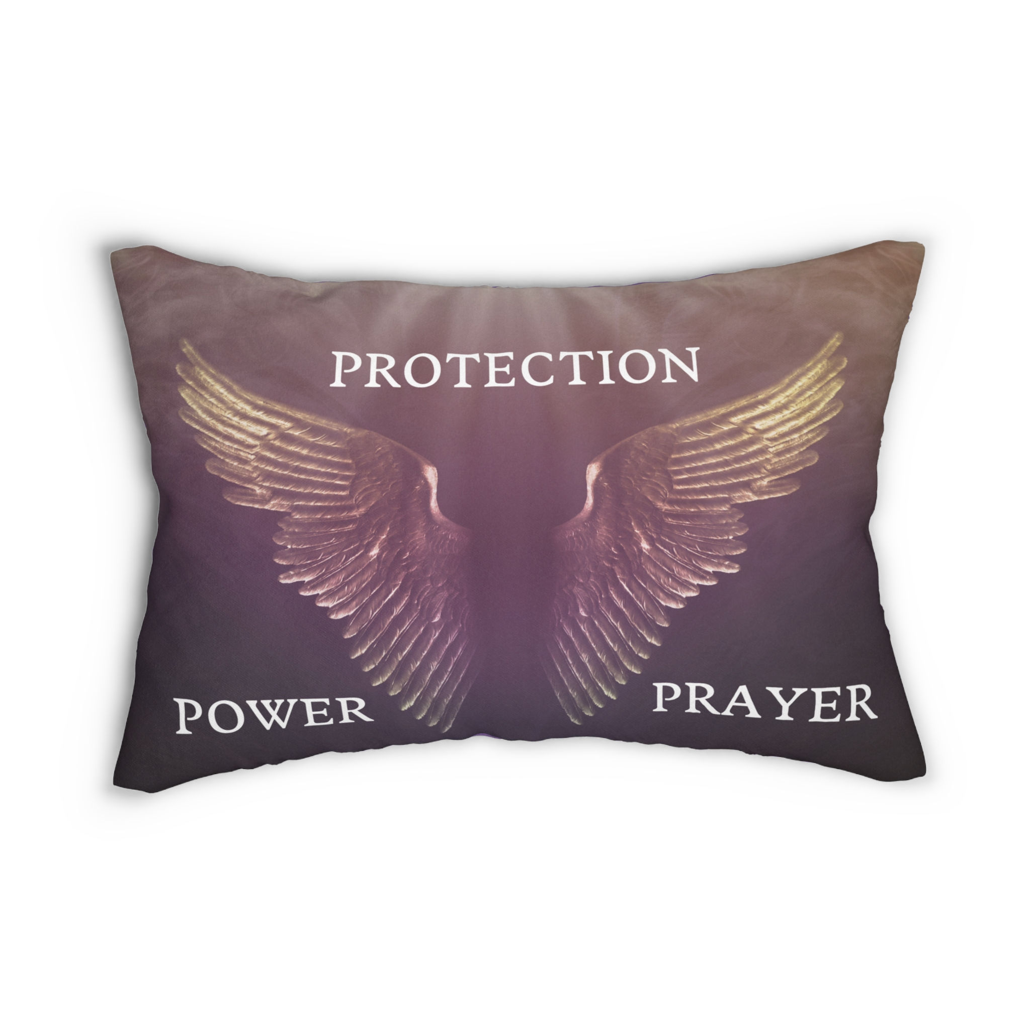 A Good Night Sleep Starts With God's Protection, Power, & Prayer Lumbar Pillow