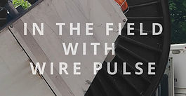 In the field with electric utility cable reels