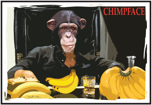 Chimpface Designed by Marcelle Mitchener