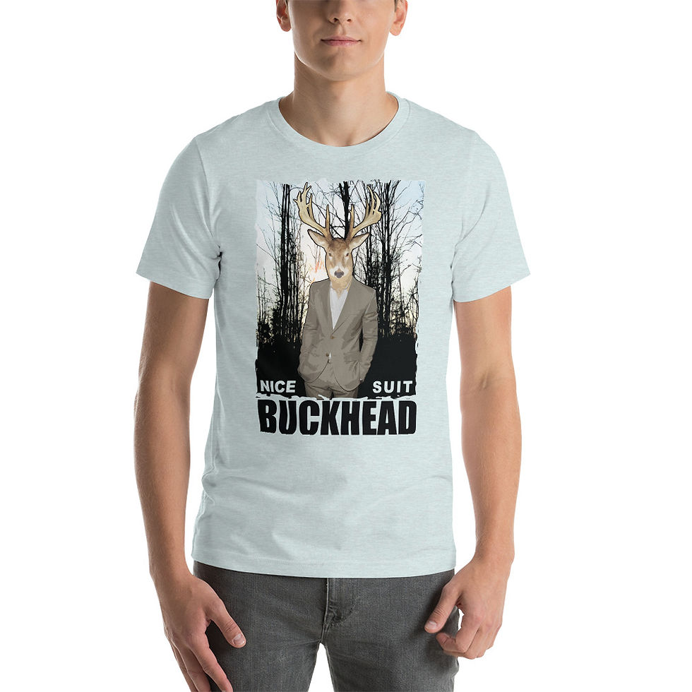 Thumbnail: Nice Shirt Buckhead design on Short-Sleeve Unisex T-Shirt