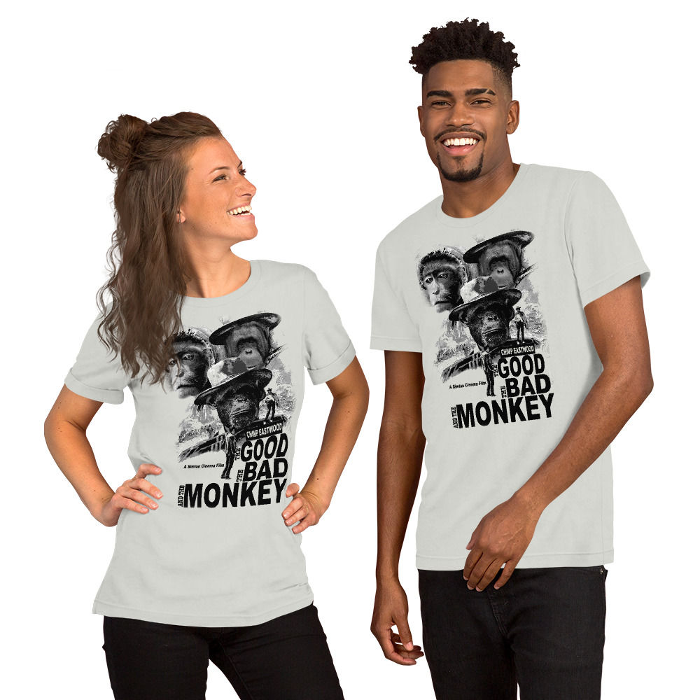 The Good The Bad & The Monkey Short-Sleeve Unisex T-Shirt