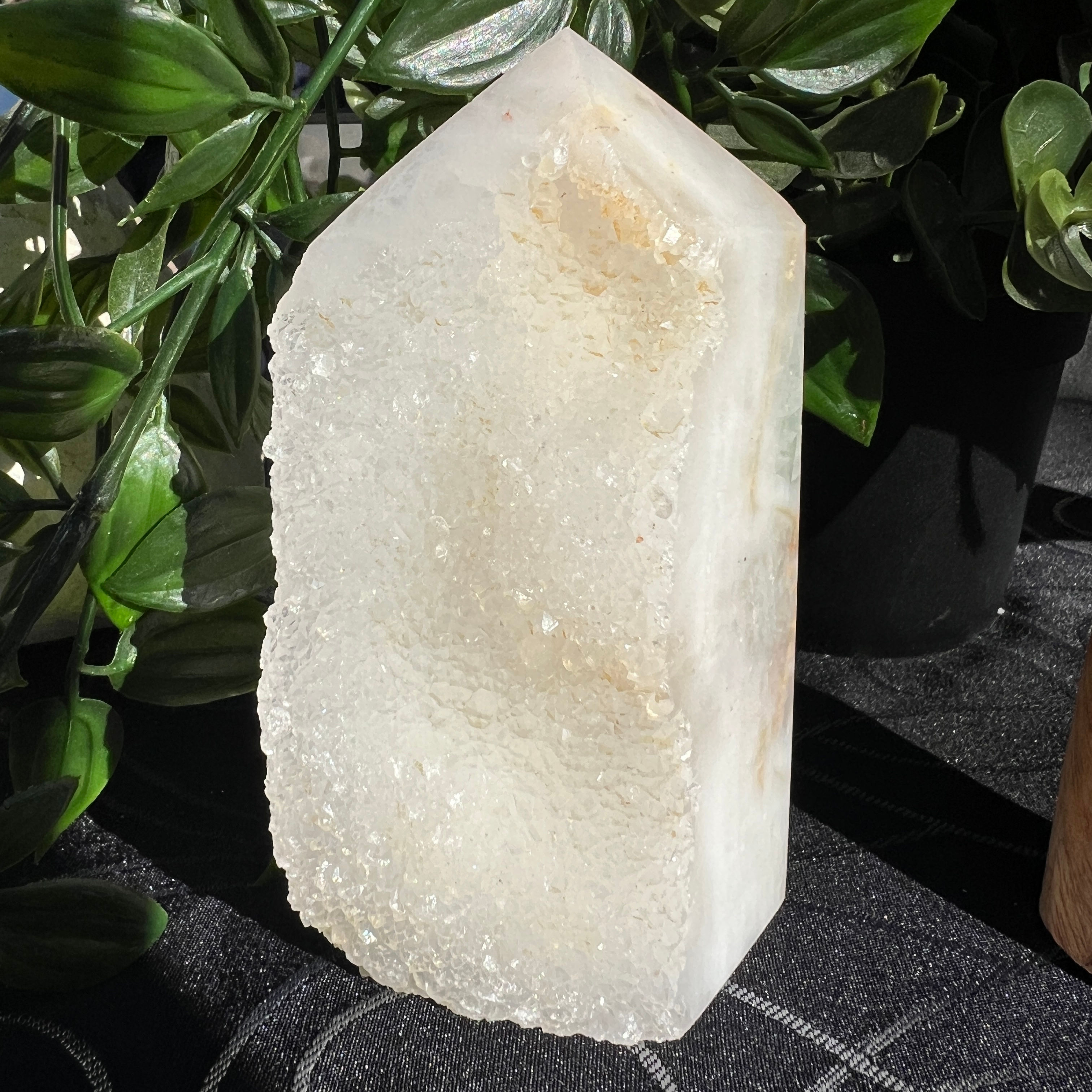 Druzy Fluorite Tower