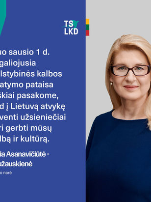 Lietuvių kalba paslaugose nuo sausio 1 dienos
