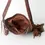 Thumbnail: Leather Fringe Crossbody Bag with Tooled Panel