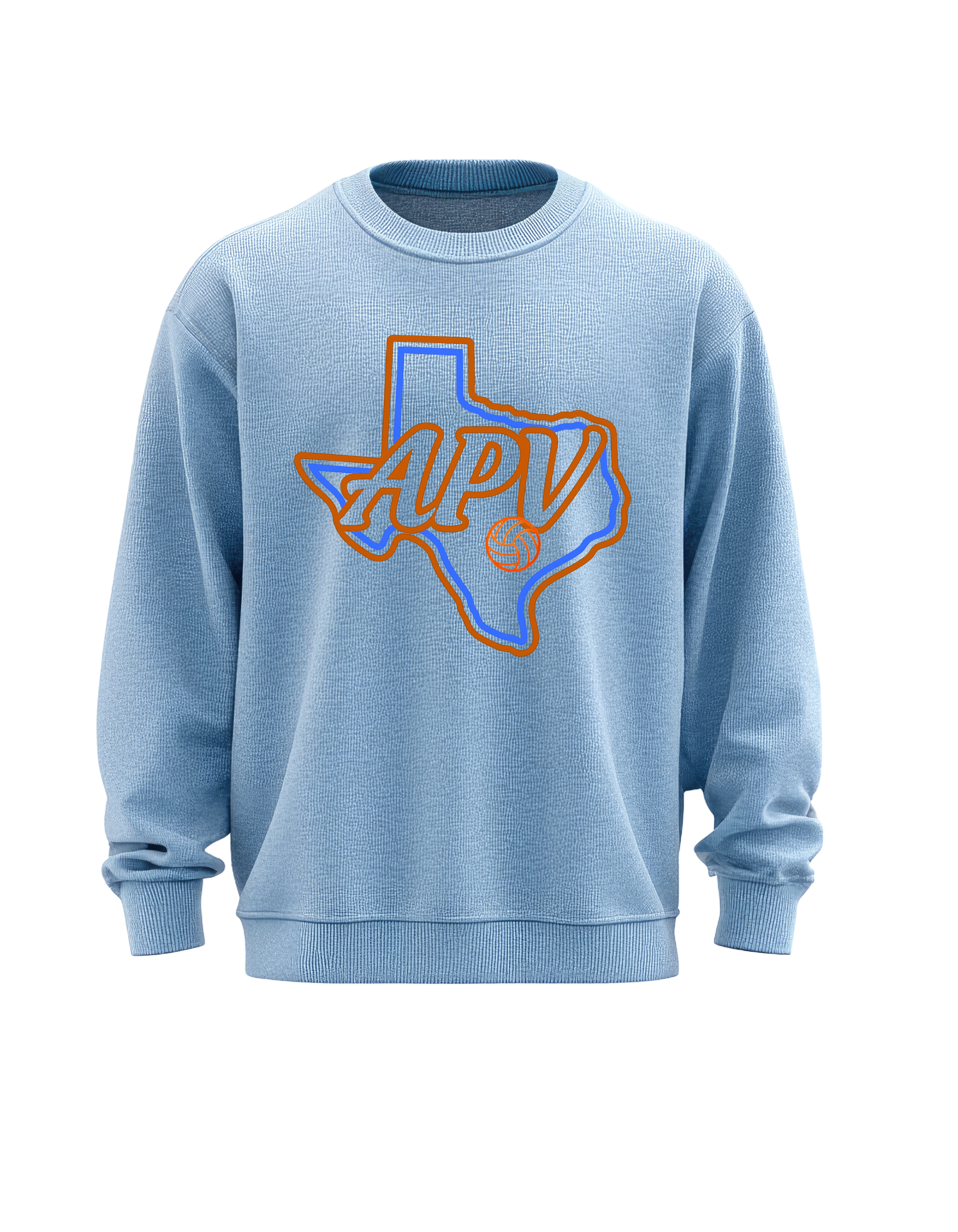Sweatshirt Texas (Carolina Blue, White, Gray, Black)