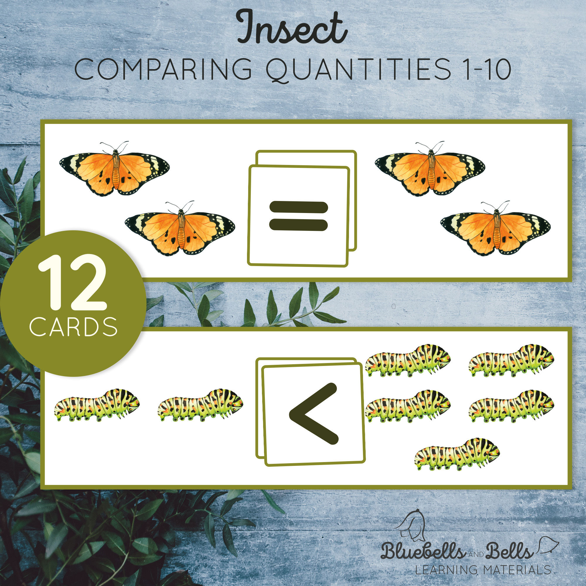 Insect Comparing Numbers
