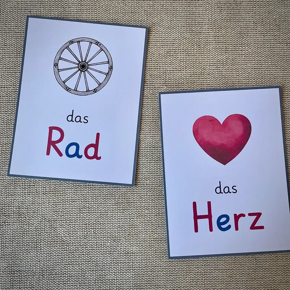 Thumbnail: Montessori Bildkarten Erste Wörter