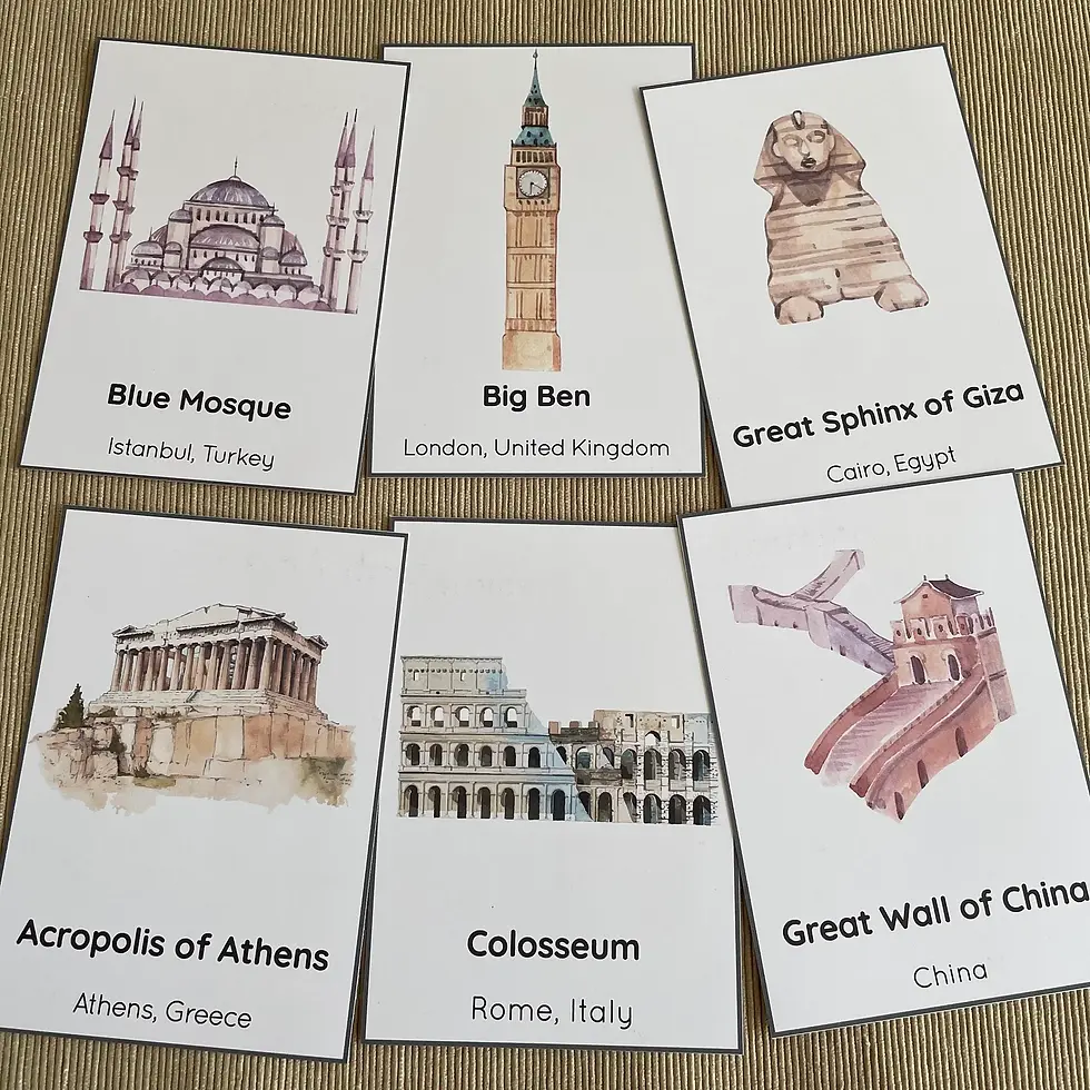 Thumbnail: Landmarks of the world Cards