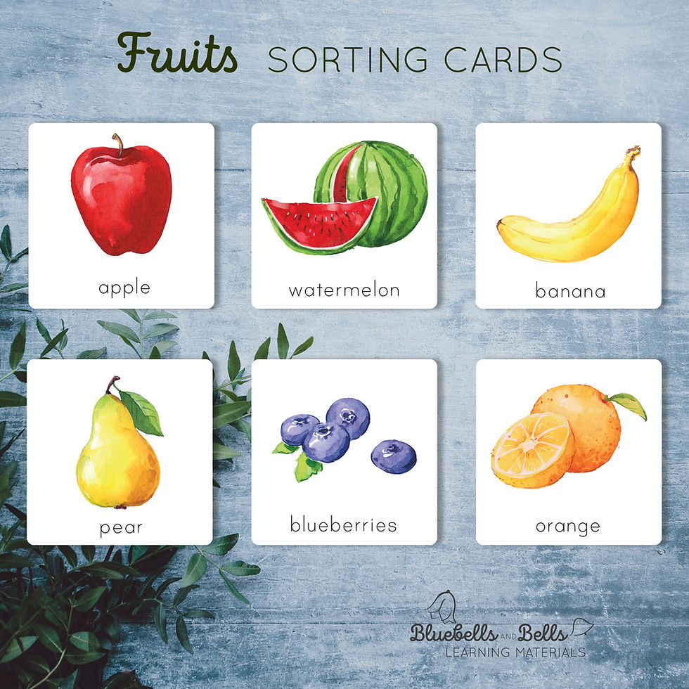 Thumbnail: Fruits and Vegetables sorting game