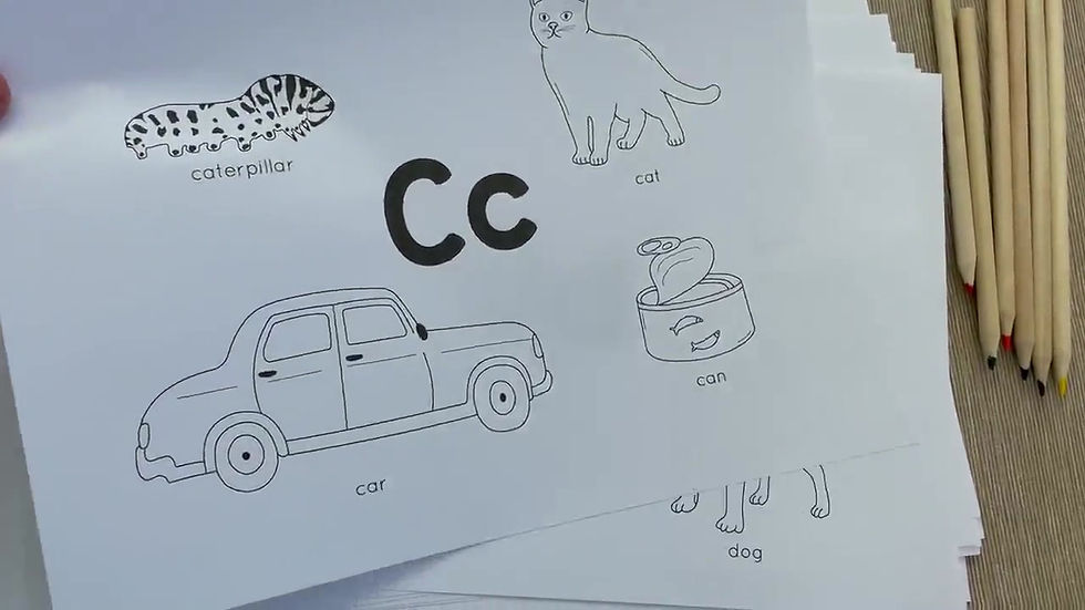 Thumbnail: Alphabet coloring pages