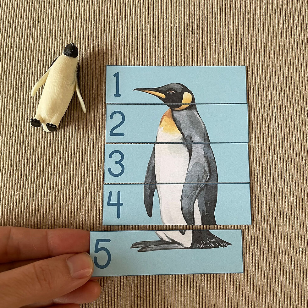 Thumbnail: Toddler puzzle Arctic animals 1-5