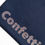 Thumbnail: CONFETTI mini (dark blue + silver)