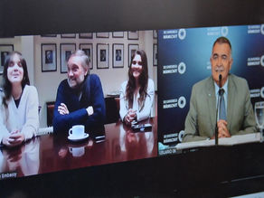 Jaldo mantuvo una videoconferencia con el embajador argentino en Reino Unido