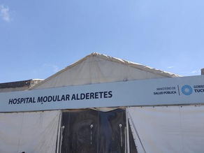 El hospital modular de Alderetes continúa brindando respuestas ante la pandemia