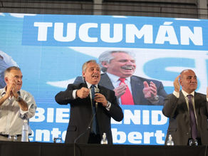 Alberto Fernández en Tucumán: "Lo primero que tengo que defender son los intereses de la patria"