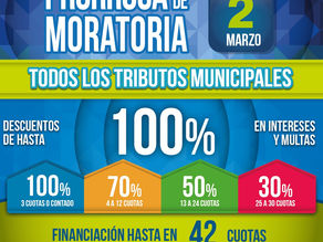 Últimos 10 días para sumarse a los beneficios de la moratoria municipal de la capital