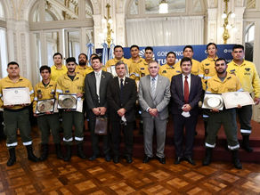 La Provincia entregó reconocimientos a brigadistas forestales