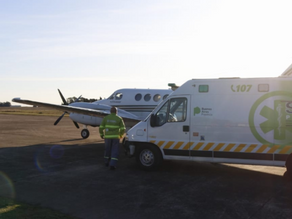 Un avión no pudo aterrizar por que había personas paseando perros sobre la pista