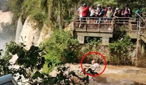 Encuentran un cuerpo que podría ser del hombre que cayó a las Cataratas del Iguazú