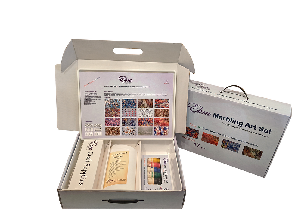 Thumbnail: Ebru Marbling Art Set - Kit 6 colors