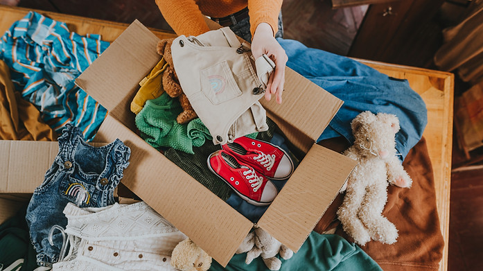 sorting donations