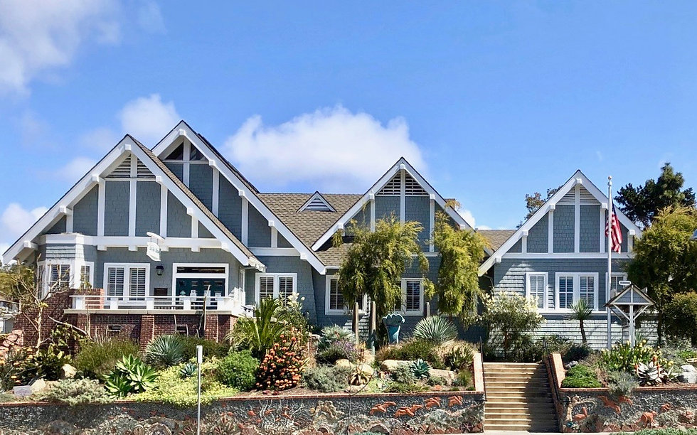 Del Mar Library branch on Camino Del Mar in the village of Olde Del Mar, California