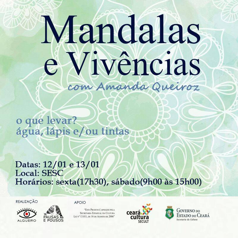 CARTAZ VIVENCIA DE MANDALAS