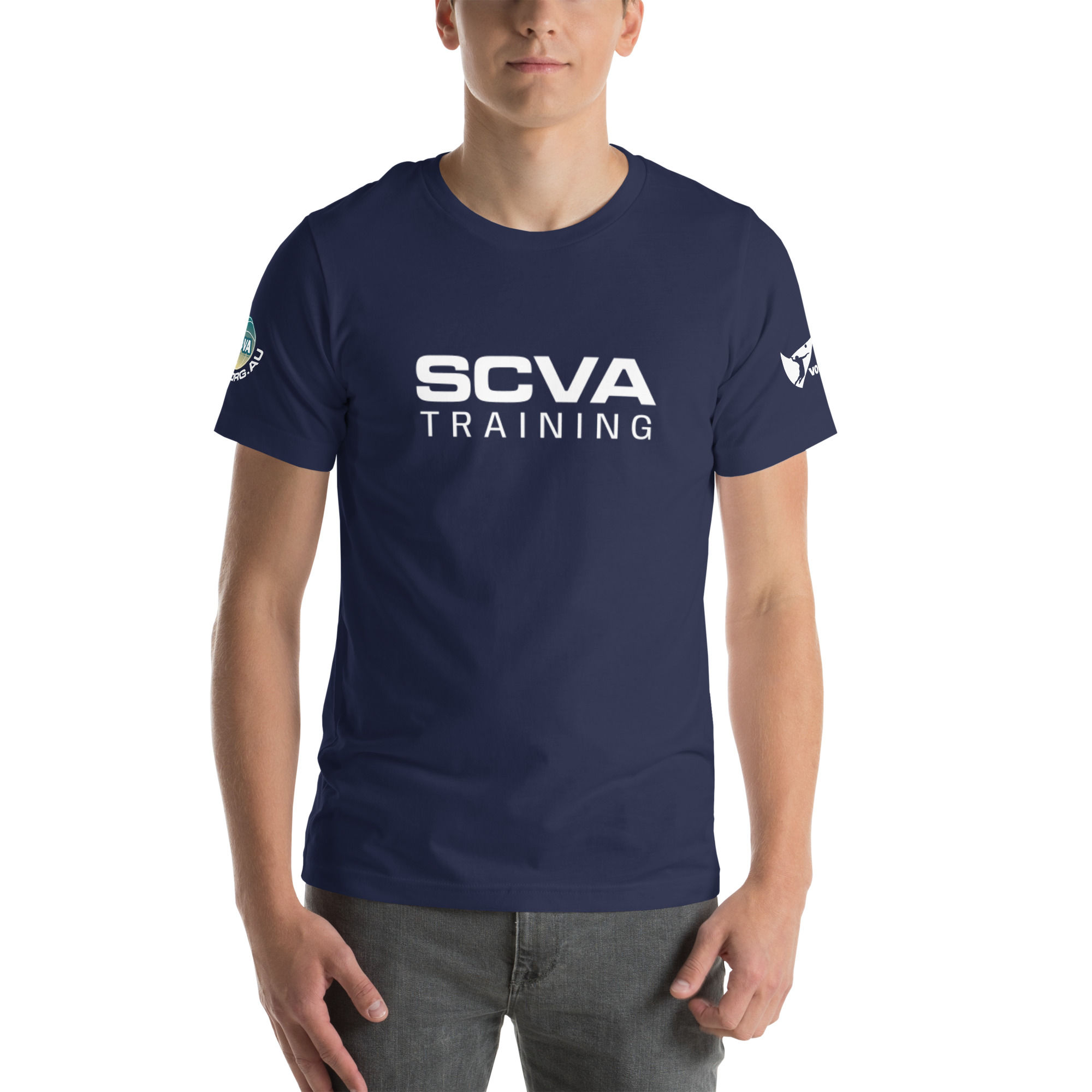 SCVA Training - Short-Sleeve Unisex T-Shirt VVI & SCVA - Navy B&C