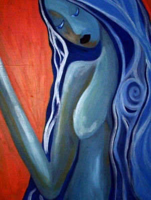 acrylic paint on canvas