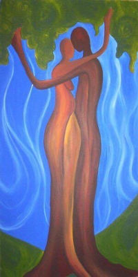 acrylic paint on canvas